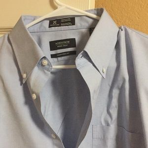 Nordstrom button down blue, excellent condition